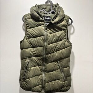 Bench Olive Green Puffer Vest